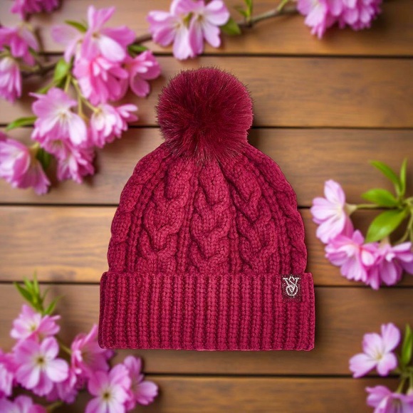 Knit Pom-Pom Beanie & Bracelet - Picture 4 of 5